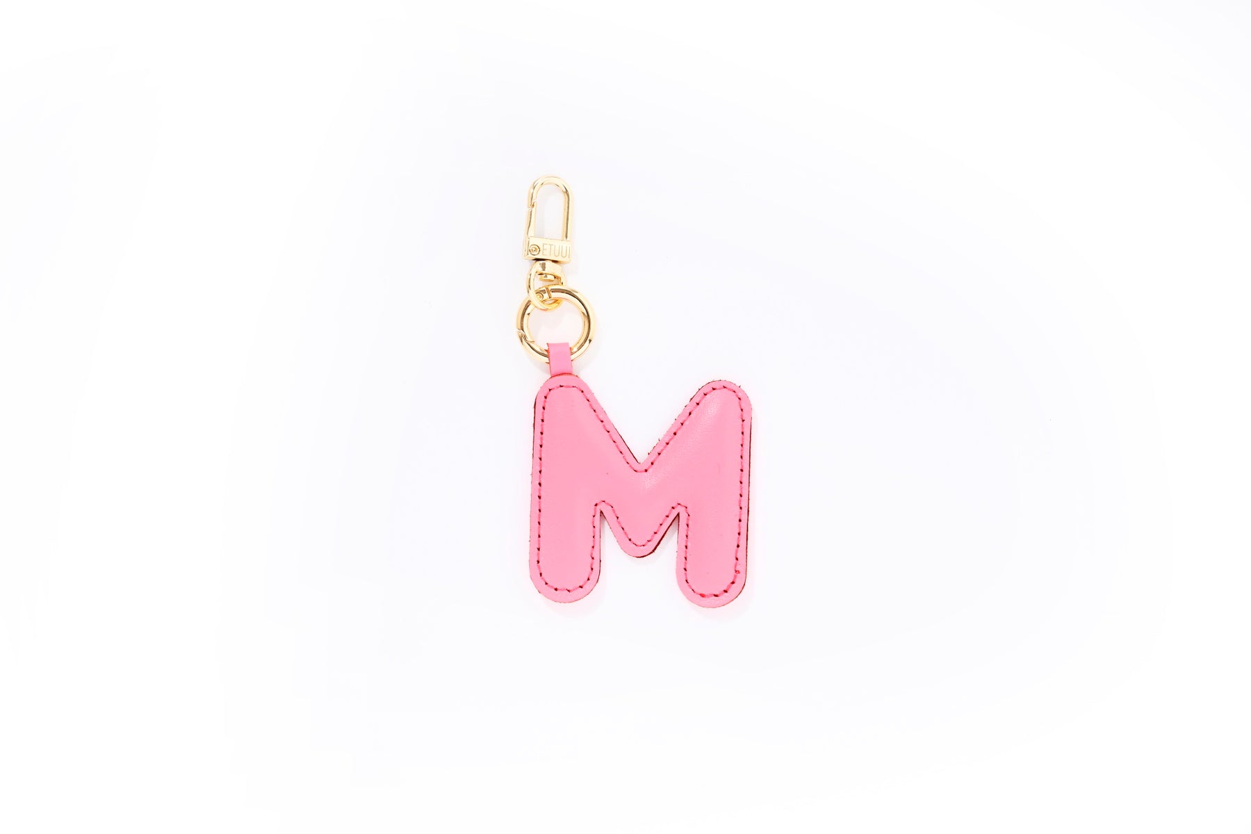 Puffer Letter Charms Pink