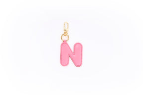 Puffer Letter Charms Pink