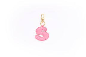 Puffer Letter Charms Pink