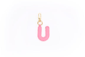 Puffer Letter Charms Pink