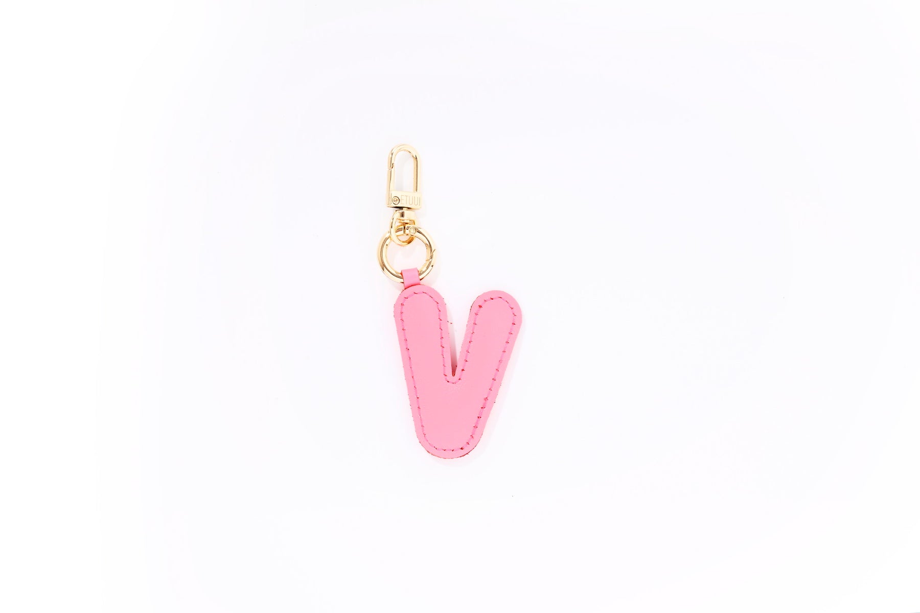 Puffer Letter Charms Pink