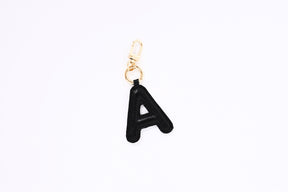 Puffer Letter Charms Schwarz