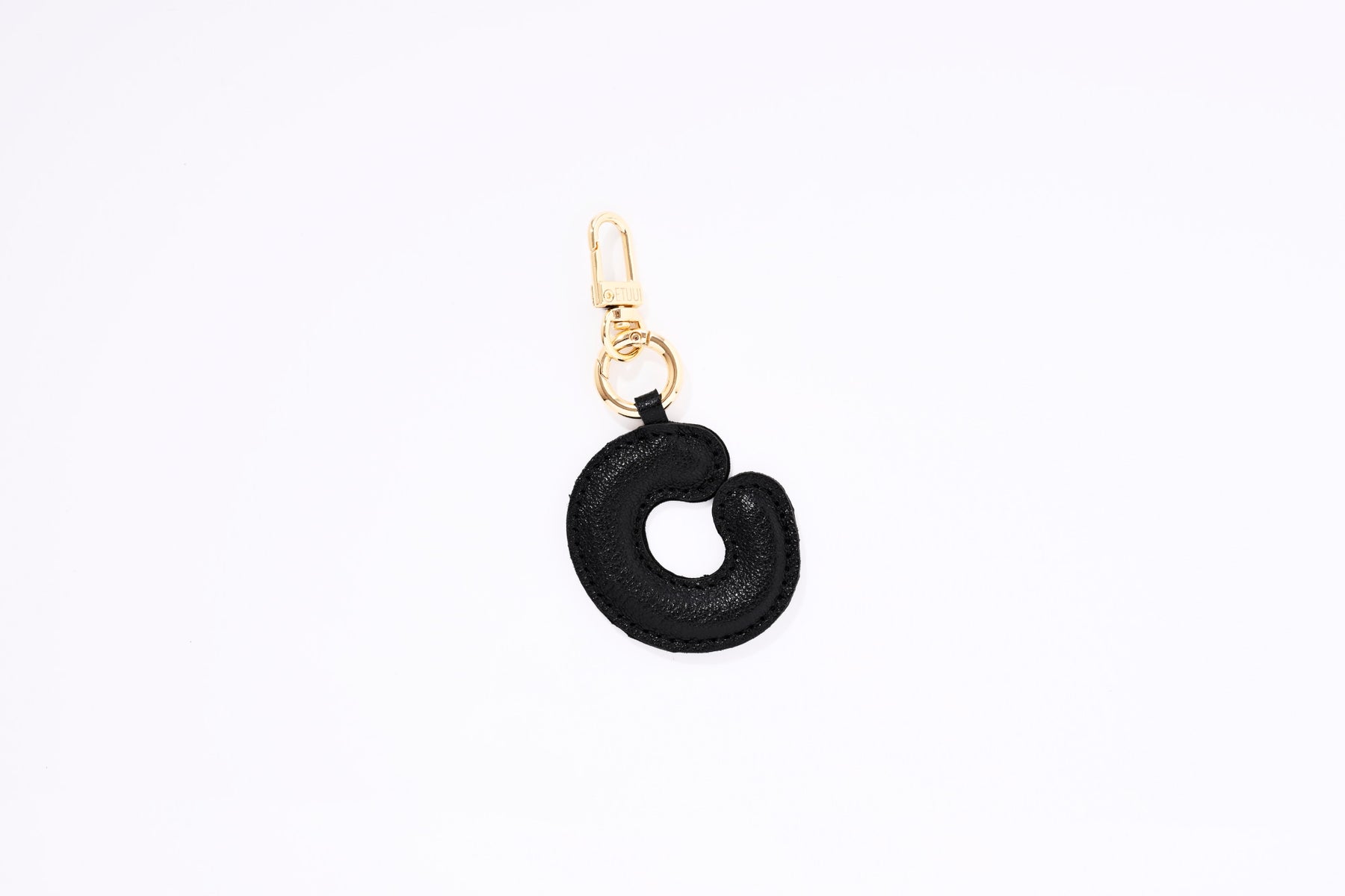 Puffer Letter Charms Schwarz
