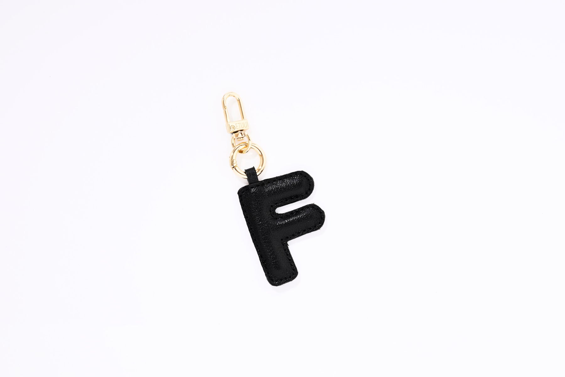 Puffer Letter Charms Schwarz