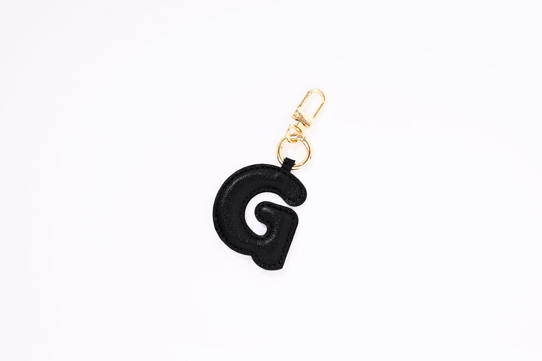 Puffer Letter Charms Schwarz