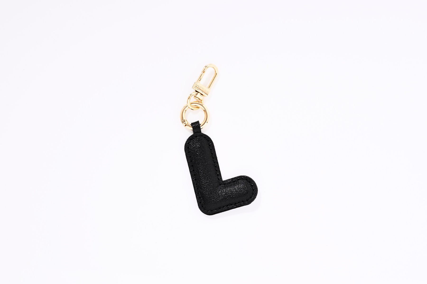 Puffer Letter Charms Schwarz