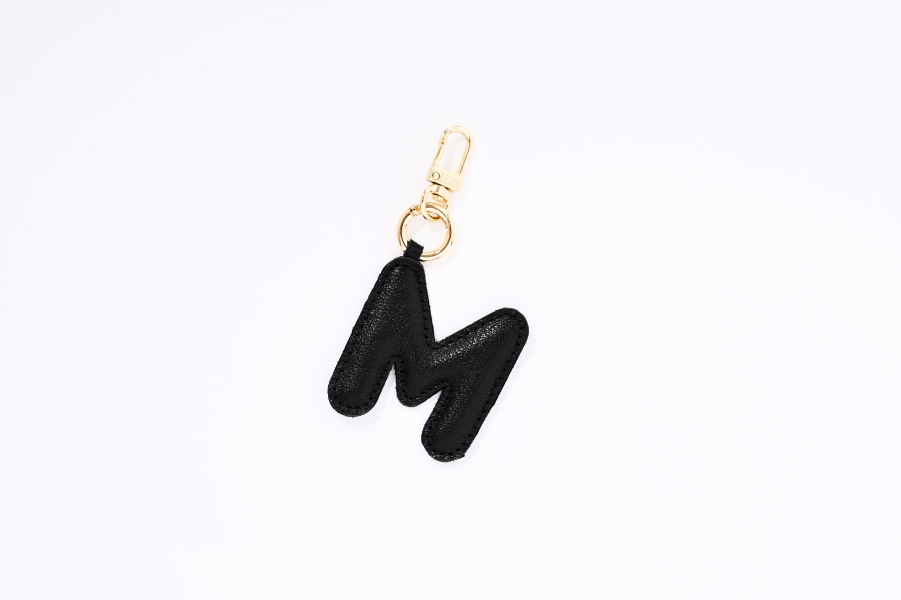 Puffer Letter Charms Schwarz