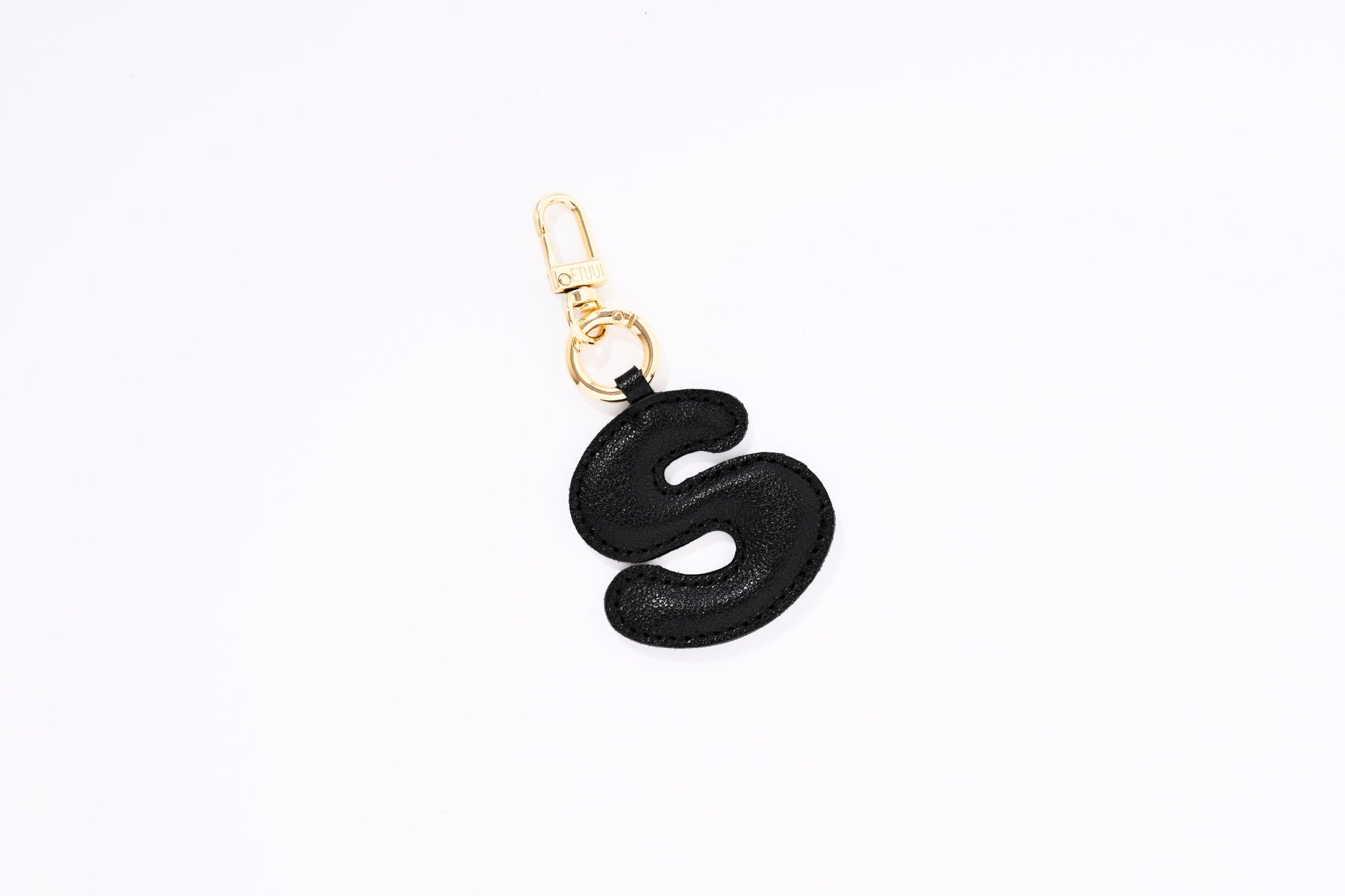 Puffer Letter Charms Schwarz