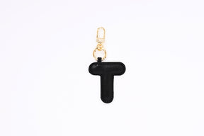 Puffer Letter Charms Schwarz