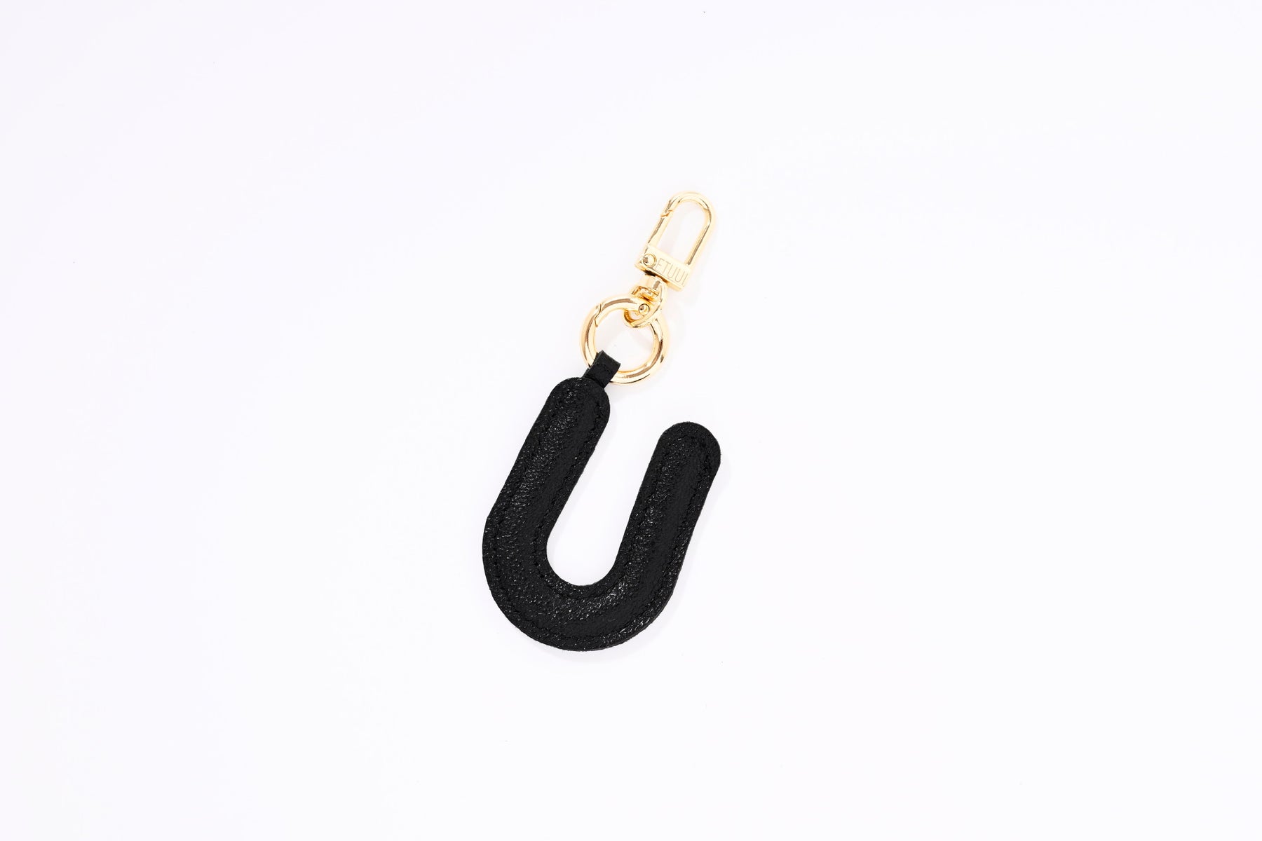 Puffer Letter Charms Schwarz