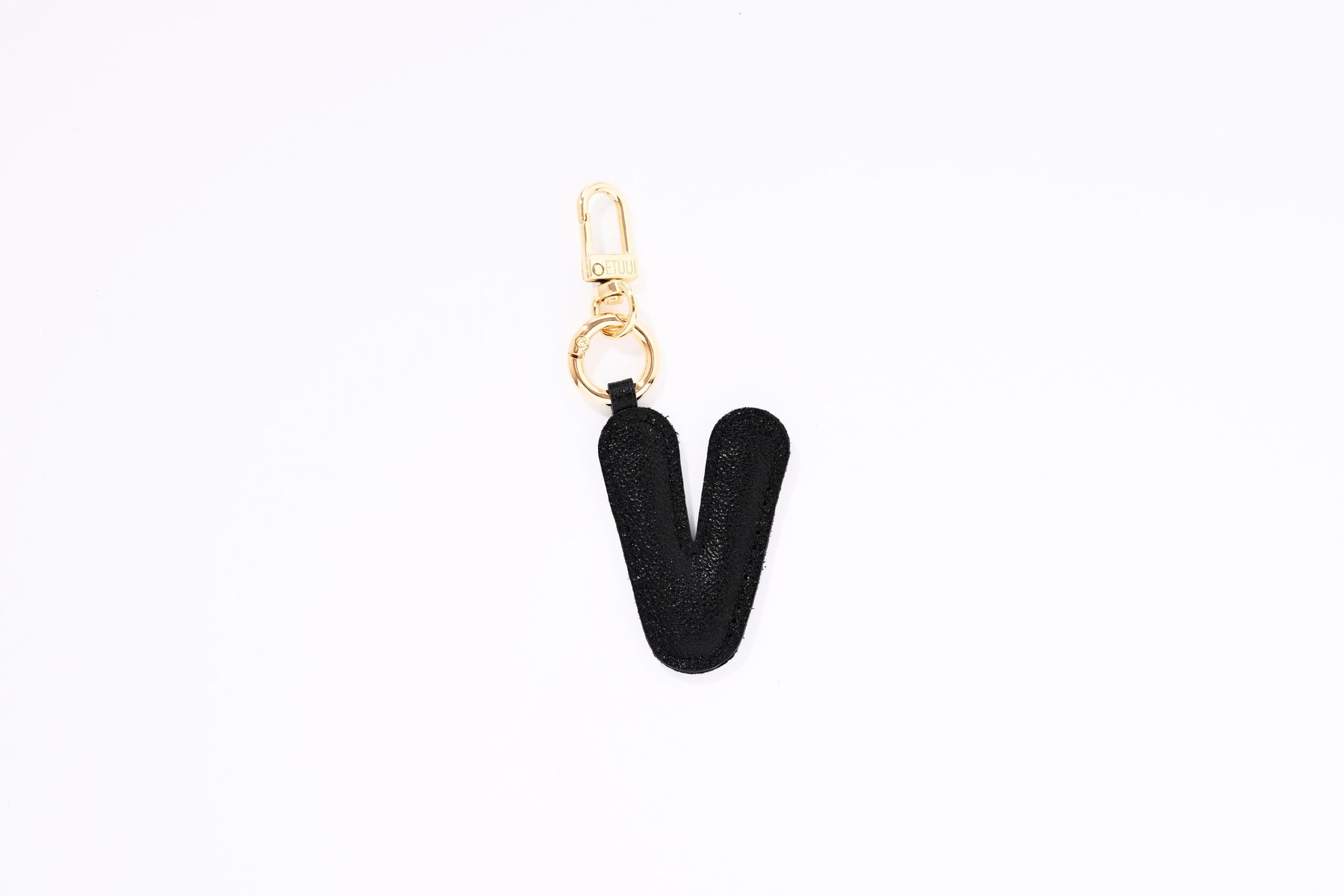Puffer Letter Charms Schwarz