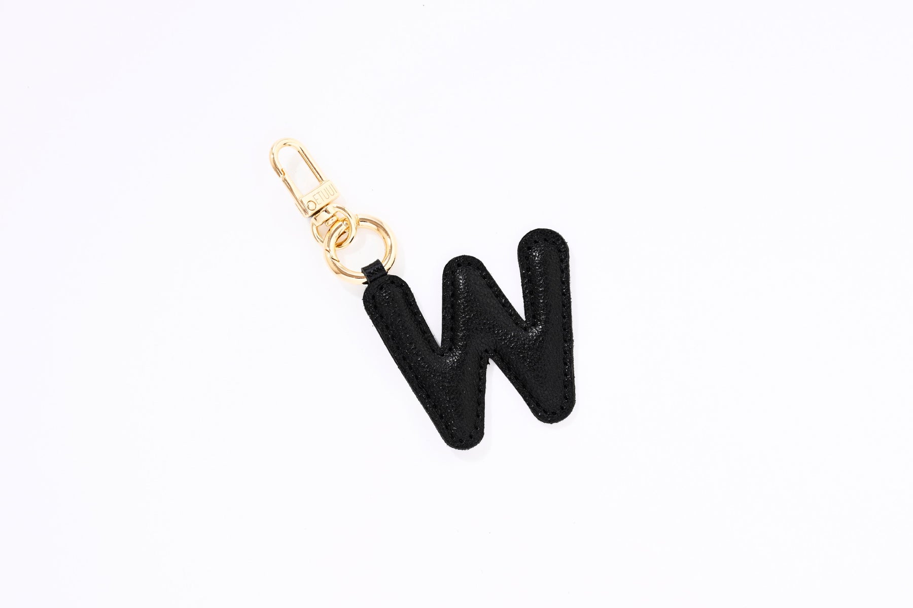 Puffer Letter Charms Schwarz