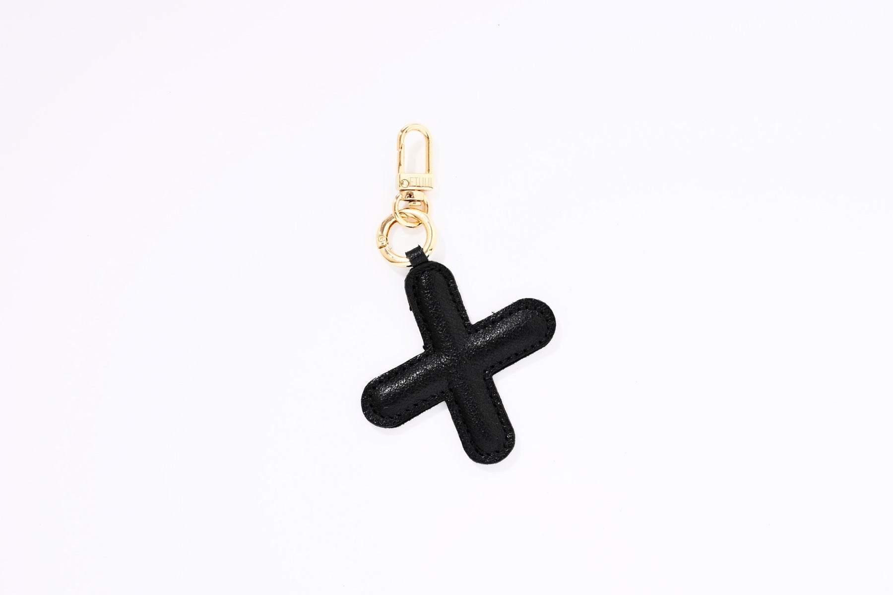 Puffer Letter Charms Schwarz