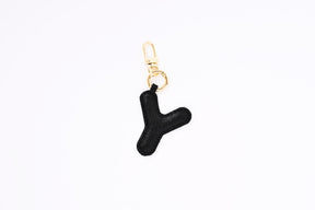 Puffer Letter Charms Schwarz