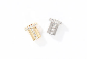 Cube Letter Charms (Nylon Cell Phone Chain)
