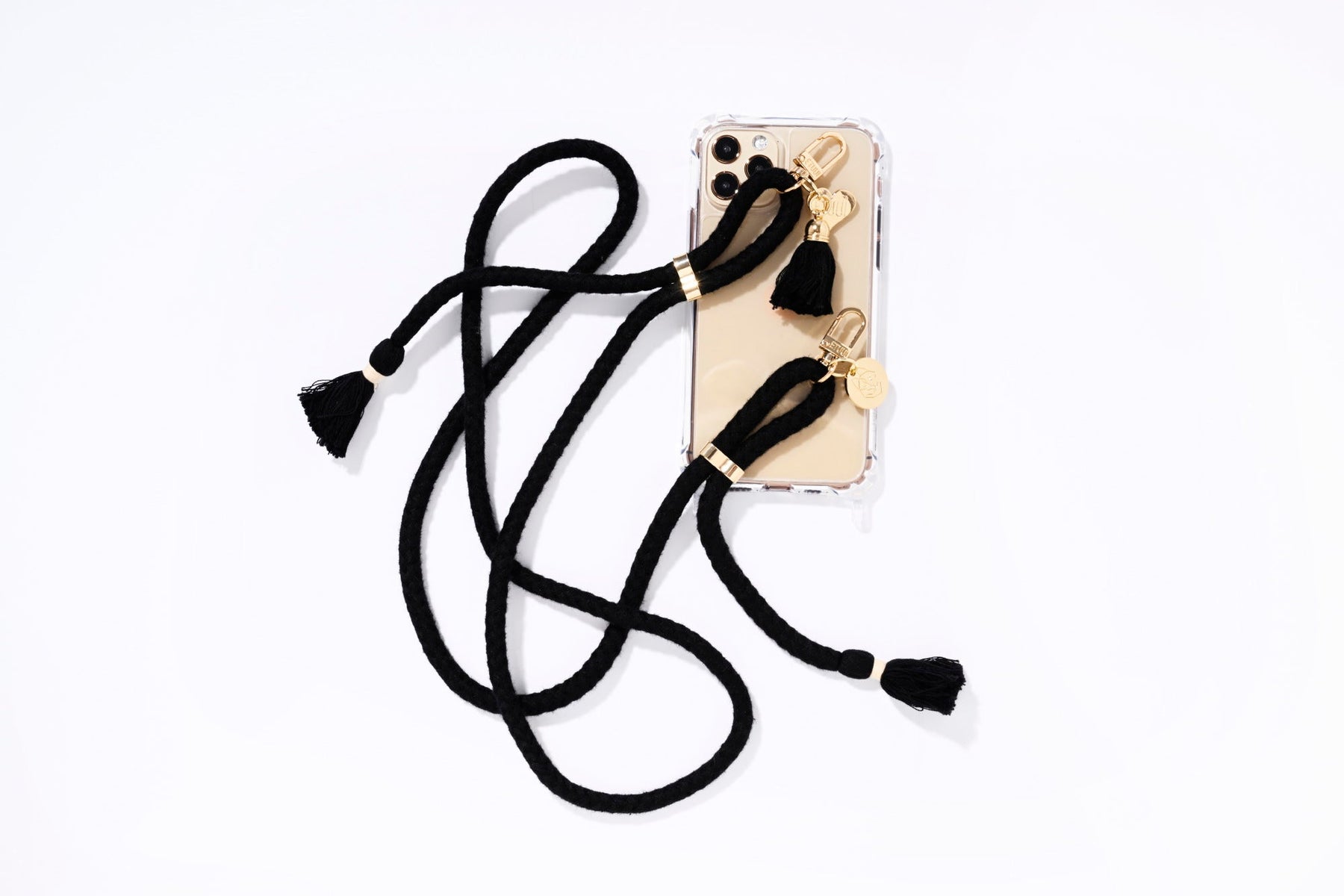Naomi cell phone chain + clear case